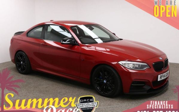 Used 2014 RED BMW M235I Coupe 3.0 M235I 2d AUTO 322 BHP (reg. 2014-07-13) for sale in Manchester