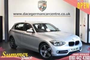 Used 2014 SILVER BMW 1 SERIES Hatchback 2.0 118D SPORT 5DR AUTO 141 BHP (reg. 2014-09-03) for sale in Bolton