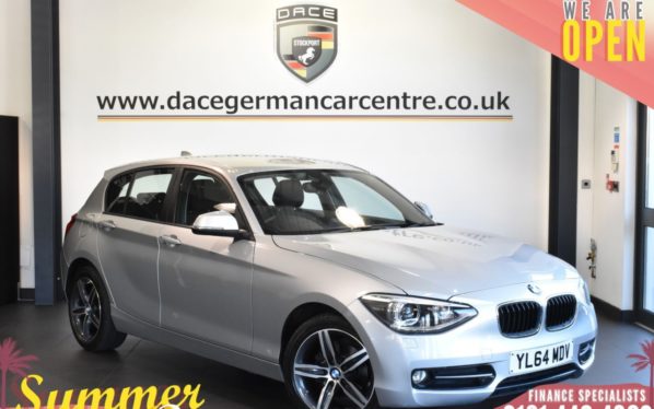 Used 2014 SILVER BMW 1 SERIES Hatchback 2.0 118D SPORT 5DR AUTO 141 BHP (reg. 2014-09-03) for sale in Bolton