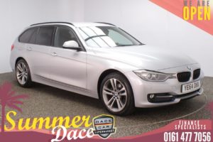 Used 2014 SILVER BMW 3 SERIES Estate 2.0 320D XDRIVE SPORT TOURING 5DR AUTO 181 BHP (reg. 2014-12-16) for sale in Stockport