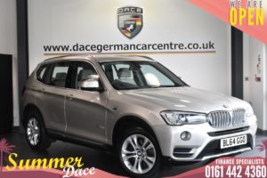 Used 2014 SILVER BMW X3 Estate 2.0 XDRIVE20D XLINE 5DR AUTO 188 BHP (reg. 2014-12-15) for sale in Bolton