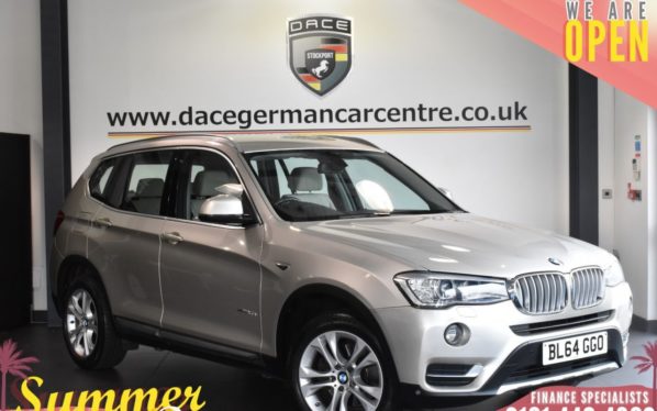 Used 2014 SILVER BMW X3 Estate 2.0 XDRIVE20D XLINE 5DR AUTO 188 BHP (reg. 2014-12-15) for sale in Bolton