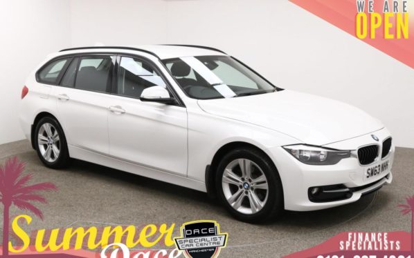 Used 2014 WHITE BMW 3 SERIES Estate 1.6 316I SPORT TOURING 5d 135 BHP (reg. 2014-02-17) for sale in Manchester