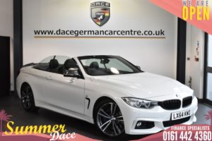 Used 2014 WHITE BMW 4 SERIES Convertible 3.0 435I M SPORT 2DR AUTO 302 BHP (reg. 2014-09-05) for sale in Bolton