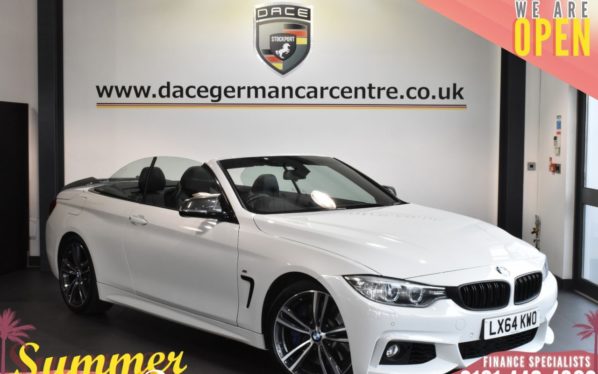 Used 2014 WHITE BMW 4 SERIES Convertible 3.0 435I M SPORT 2DR AUTO 302 BHP (reg. 2014-09-05) for sale in Bolton