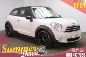 Used 2014 WHITE MINI PACEMAN Coupe 1.6 COOPER CHILI PACK 3DR 122 BHP (reg. 2014-03-13) for sale in Stockport