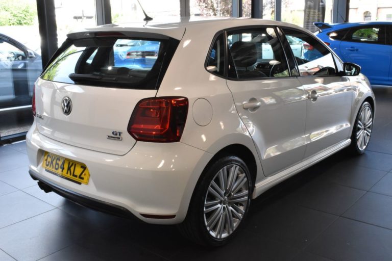 Used 2014 WHITE VOLKSWAGEN POLO Hatchback 1.4 BLUEGT DSG 5DR AUTO 148