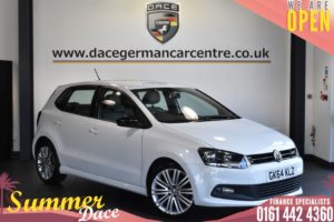 Used 2014 WHITE VOLKSWAGEN POLO Hatchback 1.4 BLUEGT DSG 5DR AUTO 148 BHP (reg. 2014-09-25) for sale in Bolton