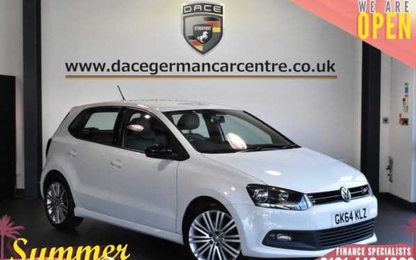 Used 2014 WHITE VOLKSWAGEN POLO Hatchback 1.4 BLUEGT DSG 5DR AUTO 148 BHP (reg. 2014-09-25) for sale in Bolton