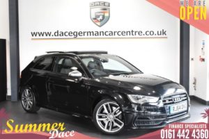Used 2015 BLACK AUDI S3 Hatchback 2.0 QUATTRO 3DR AUTO 296 BHP (reg. 2015-02-28) for sale in Bolton