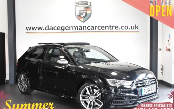 Used 2015 BLACK AUDI S3 Hatchback 2.0 QUATTRO 3DR AUTO 296 BHP (reg. 2015-02-28) for sale in Bolton