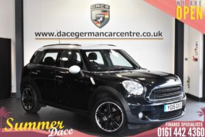 Used 2015 BLACK MINI COUNTRYMAN Hatchback 1.6 COOPER 5DR [CHILI PACK] 122 BHP (reg. 2015-05-29) for sale in Bolton