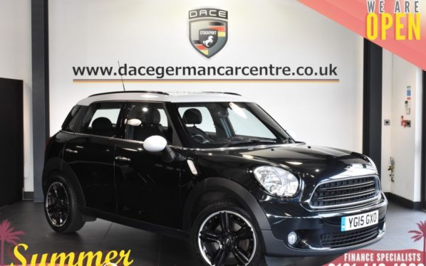 Used 2015 BLACK MINI COUNTRYMAN Hatchback 1.6 COOPER 5DR [CHILI PACK] 122 BHP (reg. 2015-05-29) for sale in Bolton