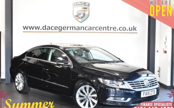 Used 2015 BLACK VOLKSWAGEN CC Coupe 2.0 GT TDI BLUEMOTION TECHNOLOGY 4DR 175 BHP (reg. 2015-07-31) for sale in Bolton