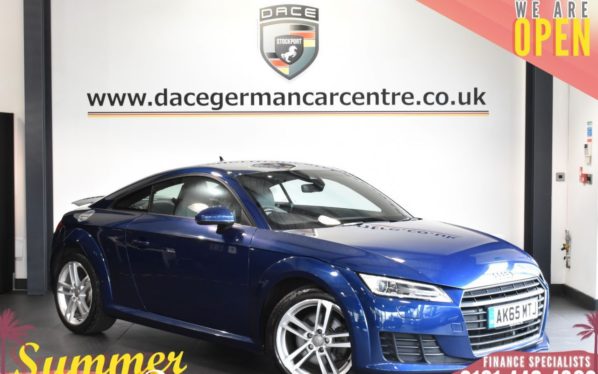 Used 2015 BLUE AUDI TT Coupe 2.0 TFSI SPORT 2d AUTO 227 BHP (reg. 2015-11-20) for sale in Bolton