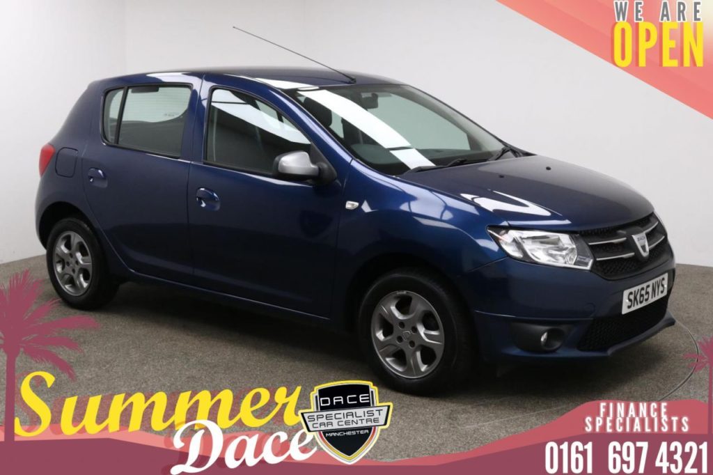 Used 2015 BLUE DACIA SANDERO Hatchback 0.9 LAUREATE PRIME TCE 5d 90 BHP (reg. 2015-12-29) for sale in Manchester