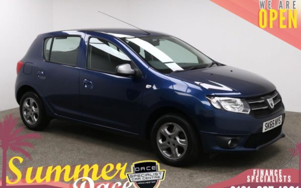 Used 2015 BLUE DACIA SANDERO Hatchback 0.9 LAUREATE PRIME TCE 5d 90 BHP (reg. 2015-12-29) for sale in Manchester