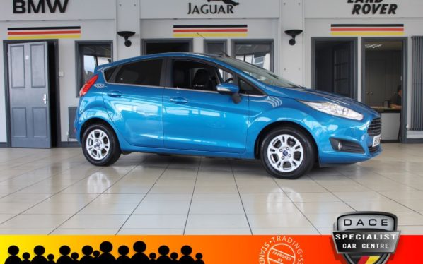 Used 2015 BLUE FORD FIESTA Hatchback 1.6 TITANIUM ECONETIC TDCI 5d 94 BHP (reg. 2015-03-01) for sale in Hazel Grove