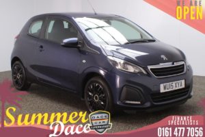 Used 2015 BLUE PEUGEOT 108 Hatchback 1.0 ACTIVE 3DR 68 BHP (reg. 2015-07-25) for sale in Stockport