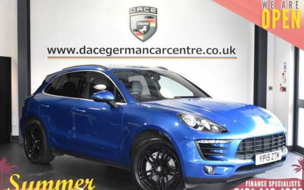 Used 2015 BLUE PORSCHE MACAN Estate 3.0 S PDK 5DR AUTO 340 BHP (reg. 2015-06-01) for sale in Bolton