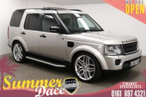 Used 2015 GOLD LAND ROVER DISCOVERY Estate 3.0 SDV6 HSE LUXURY 5d AUTO 255 BHP (reg. 2015-05-11) for sale in Manchester