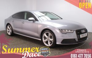Used 2015 GREY AUDI A7 Hatchback 3.0 SPORTBACK TDI QUATTRO SE EXECUTIVE 5DR AUTO 215 BHP (reg. 2015-03-23) for sale in Stockport