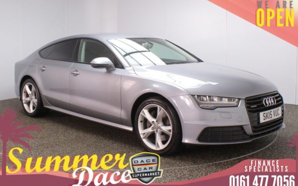 Used 2015 GREY AUDI A7 Hatchback 3.0 SPORTBACK TDI QUATTRO SE EXECUTIVE 5DR AUTO 215 BHP (reg. 2015-03-23) for sale in Stockport