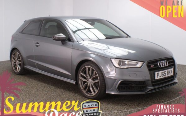 Used 2015 GREY AUDI S3 Hatchback 2.0 S3 QUATTRO 3DR 296 BHP (reg. 2015-10-23) for sale in Stockport