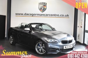 Used 2015 GREY BMW 2 SERIES Convertible 3.0 M235I 2DR AUTO 322 BHP (reg. 2015-03-30) for sale in Bolton