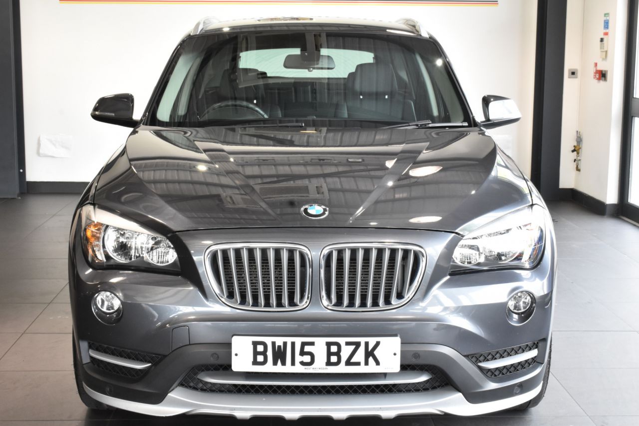 Used 2015 GREY BMW X1 Estate 2.0 XDRIVE20D XLINE 5DR AUTO 181 BHP for