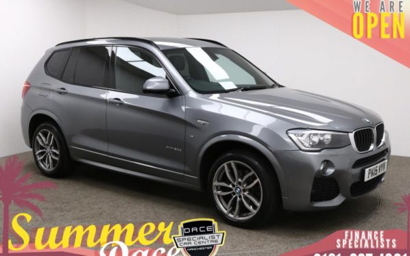 Used 2015 GREY BMW X3 Estate 2.0 XDRIVE20D M SPORT 5d 188 BHP (reg. 2015-04-18) for sale in Manchester