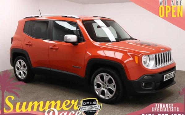 Used 2015 ORANGE JEEP RENEGADE Estate 1.4 LIMITED 5d AUTO 138 BHP (reg. 2015-11-30) for sale in Manchester