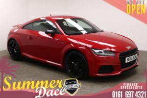 Used 2015 RED AUDI TT Coupe 2.0 TDI ULTRA S LINE 2d 182 BHP (reg. 2015-09-30) for sale in Manchester