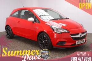 Used 2015 RED VAUXHALL CORSA Hatchback 1.2 STING 3DR 69 BHP (reg. 2015-05-29) for sale in Stockport