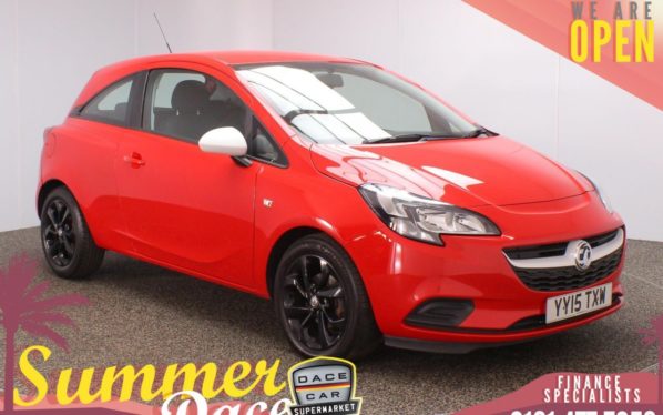 Used 2015 RED VAUXHALL CORSA Hatchback 1.2 STING 3DR 69 BHP (reg. 2015-05-29) for sale in Stockport