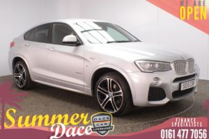 Used 2015 SILVER BMW X4 4x4 XDRIVE30D M SPORT AUTO (reg. 2015-06-25) for sale in Stockport