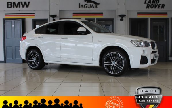 Used 2015 WHITE BMW X4 Coupe 2.0 XDRIVE20D M SPORT 4d 188 BHP (reg. 2015-10-29) for sale in Hazel Grove