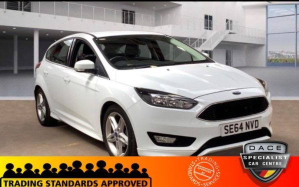 Used 2015 WHITE FORD FOCUS Hatchback 1.6 ZETEC S 5d AUTO 124 BHP (reg. 2015-02-12) for sale in Hazel Grove