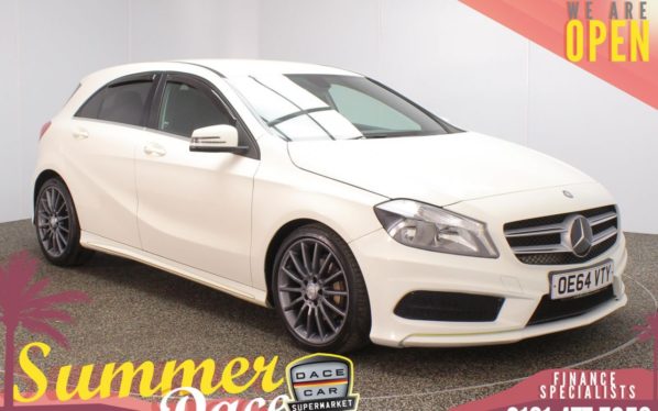 Used 2015 WHITE MERCEDES-BENZ A-CLASS Hatchback 1.5 A180 CDI BLUEEFFICIENCY AMG SPORT 5DR AUTO 109 BHP (reg. 2015-02-10) for sale in Stockport