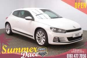 Used 2015 WHITE VOLKSWAGEN SCIROCCO Coupe 1.4 GT TSI BLUEMOTION TECHNOLOGY 2DR 123 BHP (reg. 2015-06-15) for sale in Stockport