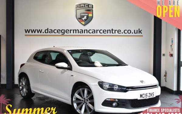 Used 2015 WHITE VOLKSWAGEN SCIROCCO Coupe 2.0 R LINE TDI BLUEMOTION TECHNOLOGY 2DR 140 BHP (reg. 2015-07-31) for sale in Bolton