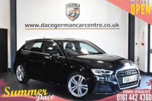 Used 2016 BLACK AUDI A3 Hatchback 1.4 TFSI S LINE 5DR 148 BHP (reg. 2016-09-30) for sale in Bolton