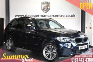 Used 2016 BLACK BMW X5 Estate 3.0 XDRIVE30D M SPORT 5DR [7 SEATS] AUTO 255 BHP (reg. 2016-06-17) for sale in Bolton