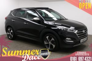 Used 2016 BLACK HYUNDAI TUCSON Estate 1.7 CRDI PREMIUM SE BLUE DRIVE 5d AUTO 139 BHP (reg. 2016-12-10) for sale in Manchester