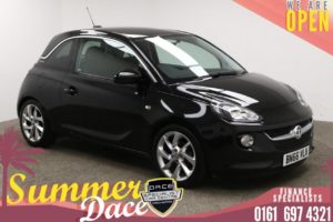 Used 2016 BLACK VAUXHALL ADAM Hatchback 1.4 SLAM 3d 98 BHP (reg. 2016-09-12) for sale in Manchester