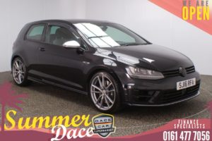 Used 2016 BLACK VOLKSWAGEN GOLF Hatchback 2.0 R 3DR 298 BHP (reg. 2016-03-06) for sale in Stockport