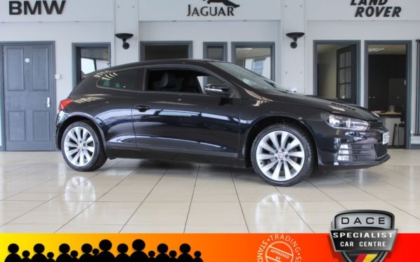 Used 2016 BLACK VOLKSWAGEN SCIROCCO Coupe 2.0 GT TDI BLUEMOTION TECHNOLOGY DSG 2d 150 BHP (reg. 2016-01-21) for sale in Hazel Grove