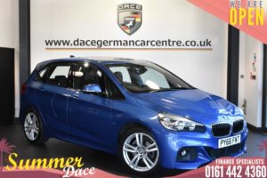 Used 2016 BLUE BMW 2 SERIES ACTIVE TOURER Hatchback 2.0 218D M SPORT 5DR 148 BHP (reg. 2016-12-30) for sale in Bolton