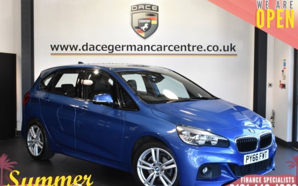 Used 2016 BLUE BMW 2 SERIES ACTIVE TOURER Hatchback 2.0 218D M SPORT 5DR 148 BHP (reg. 2016-12-30) for sale in Bolton