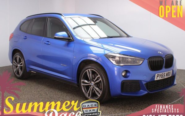 Used 2016 BLUE BMW X1 4x4 2.0 XDRIVE20I M SPORT 5DR AUTO 189 BHP (reg. 2016-02-09) for sale in Stockport